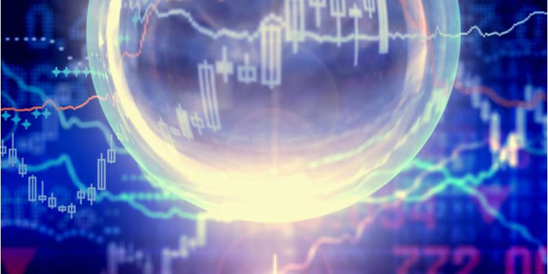 Stock market bubble article cover image