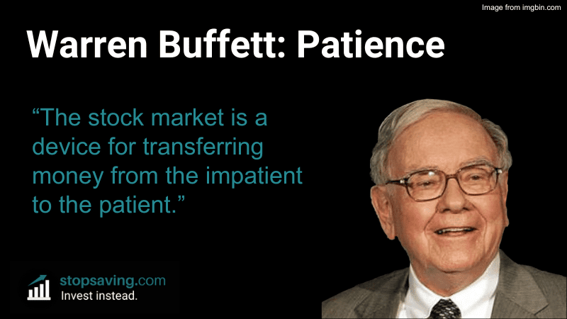 Warren buffet patience