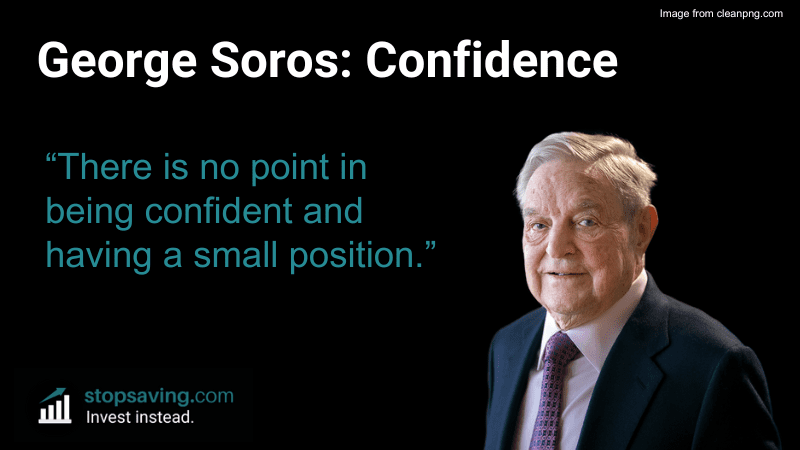 Soros confidence